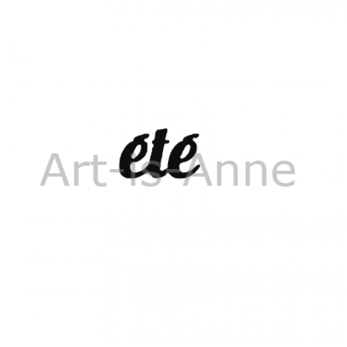 Art-is-Anne créative - Acrylique Mot «Été»