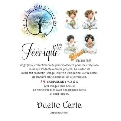 Les Belles des Bois - Duetto Carta Féérique 2