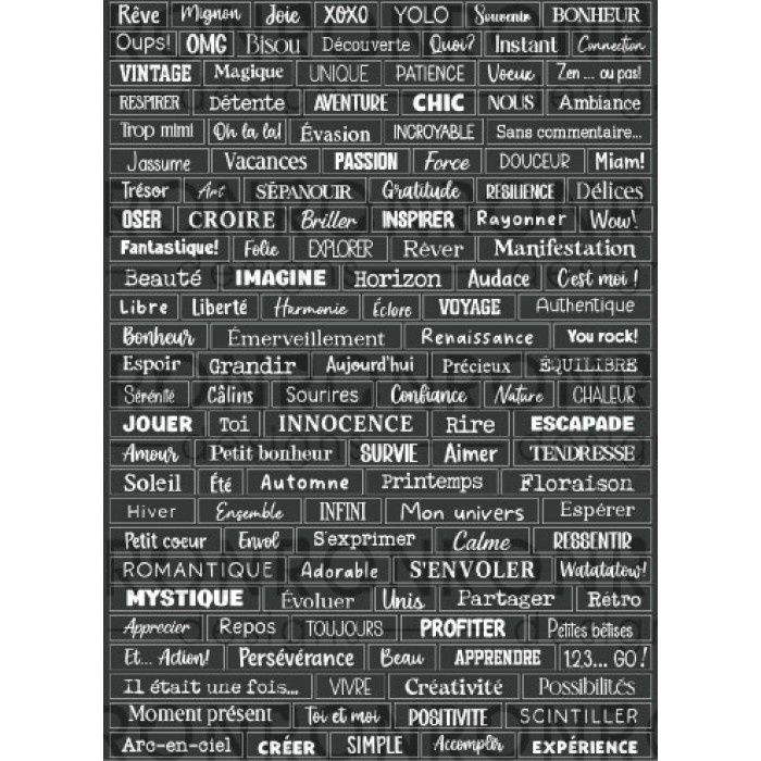 Ronron designs - Autocollants Mot ATC, noir