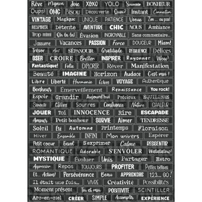 Ronron designs - Autocollants Mot ATC, noir