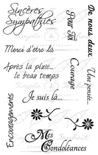 Simple à souhait - Étampes 011 Sympathies