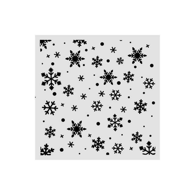 Stamperia - Stencil Christmas Snowflakes