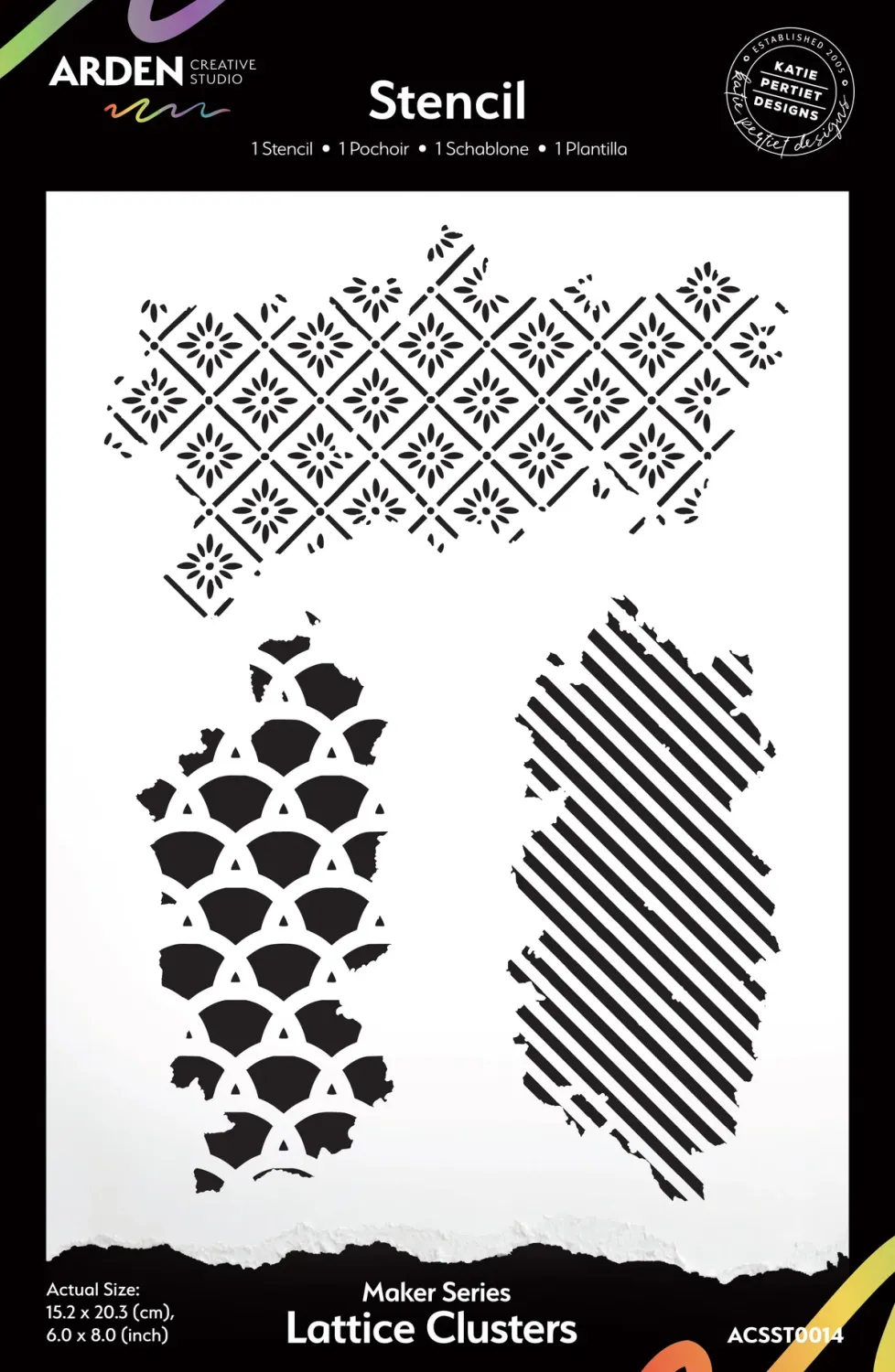 Arden Creative Studio - Stencil Latice Clusters