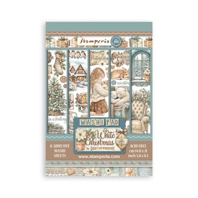 Stamperia - Washi Pad White Christmas