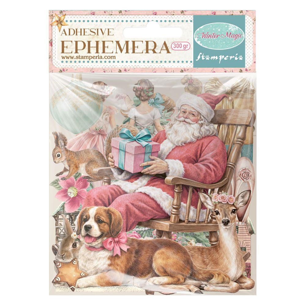 Stamperia - Éphéméra autocollants «Winter Magic»