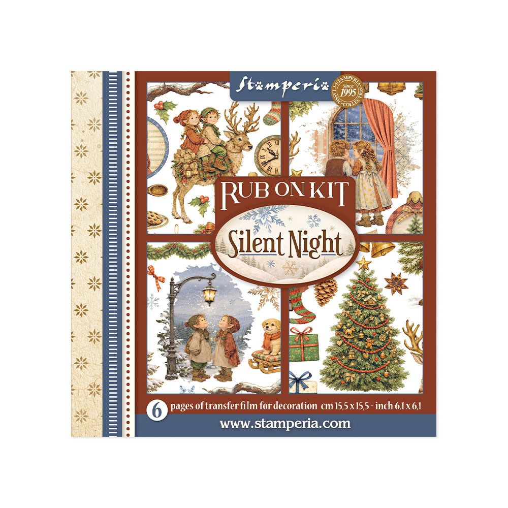 Stamperia - Rub On Kit Silent Night