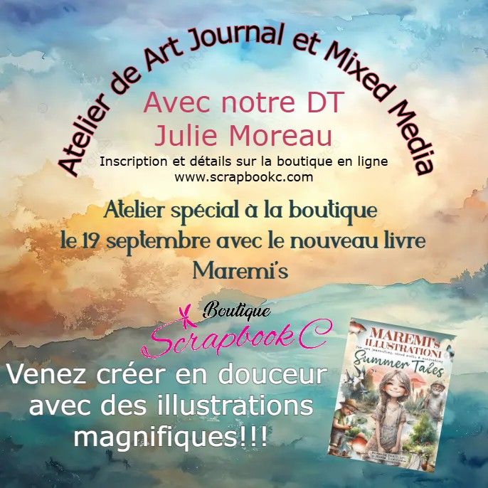 Atelier de Art Journal et Mixed Média 19 Septembre 2026