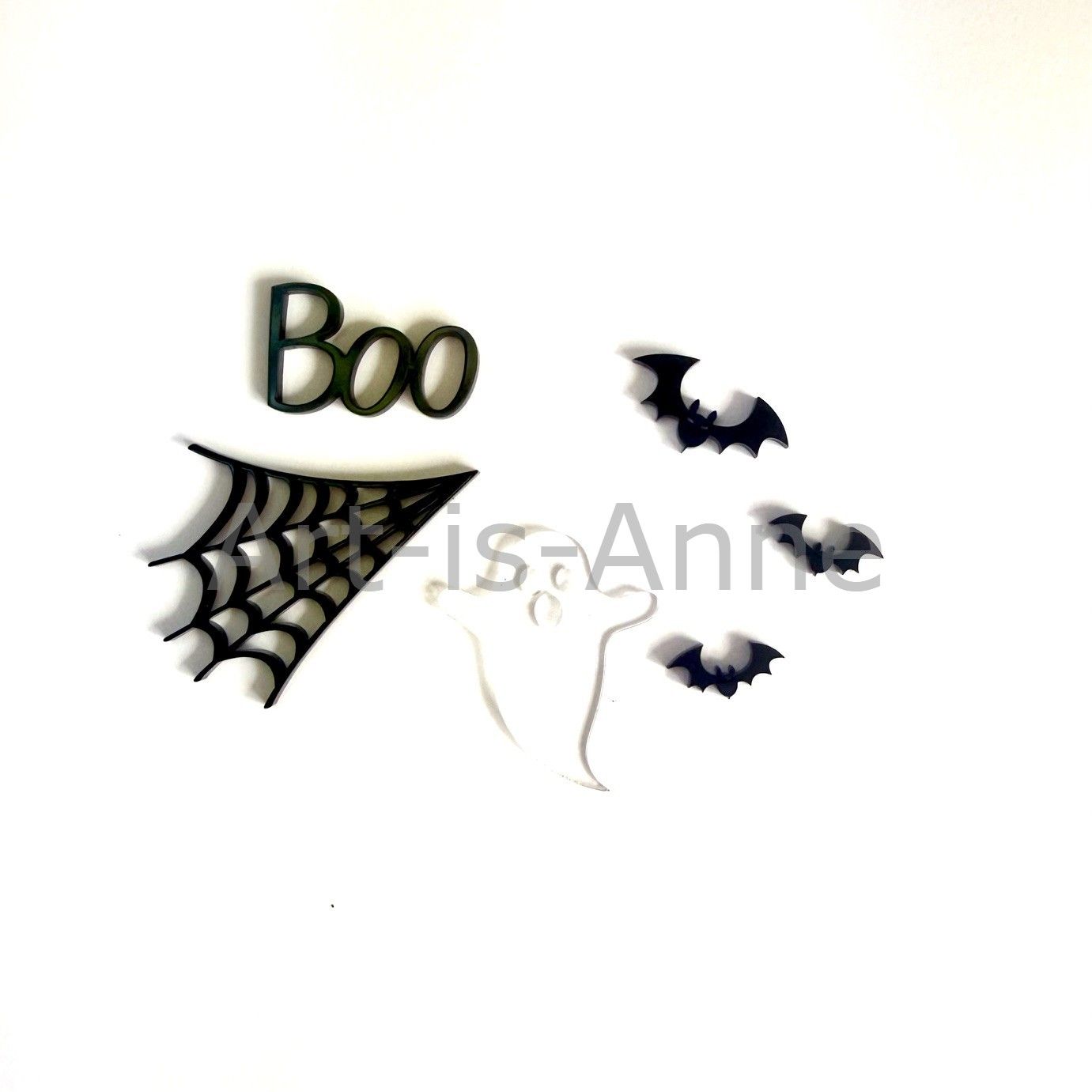 Art-Is-Anne créative - Acrylique «Kit Halloween#1» 6 pièces