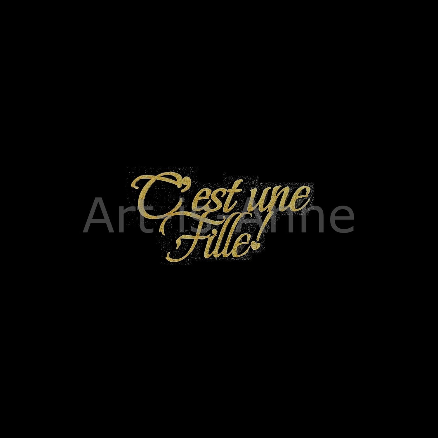 Art-is-Anne créative - Chipboard C'est une Fille!