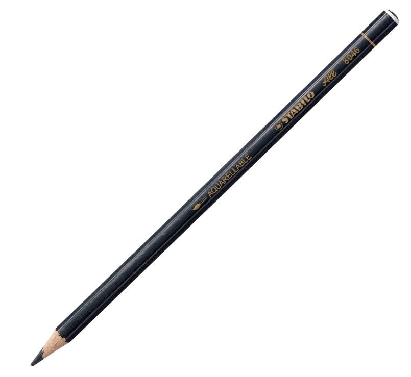 Stabilo - Crayon Aquarelle Noir 8046