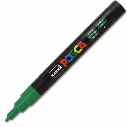 POSCA - Marqueur de Peinture acrylique couleurs «Vert» 3M