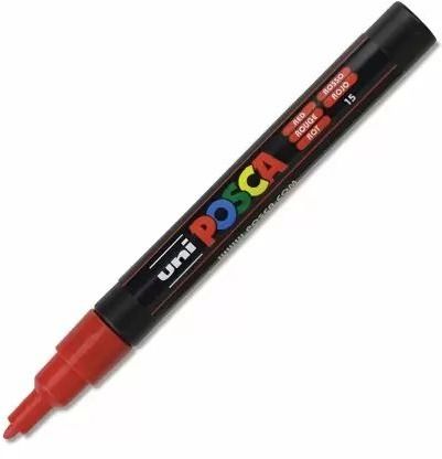 POSCA - Marqueur de Peinture acrylique couleurs «Rouge» 3M
