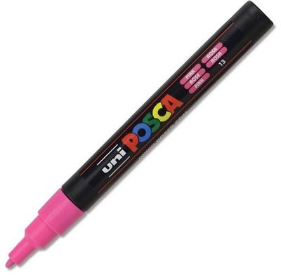 POSCA - Marqueur de Peinture acrylique couleurs «Rose» 3M