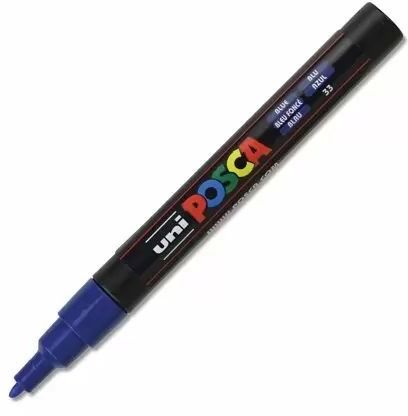 POSCA - Marqueur de Peinture acrylique couleurs «Bleu» 3M