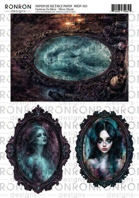 Ronron designs - Papier de riz Fantôme de miroir