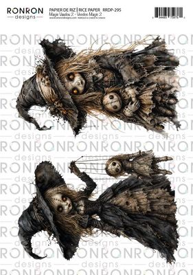 Ronron designs - Papier de riz Magie Vaudou 2