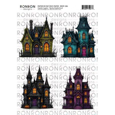 Ronron designs - Papier de riz Quartiet Lugubre