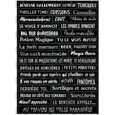 Ronron designs - Autocollants Halloween Noir