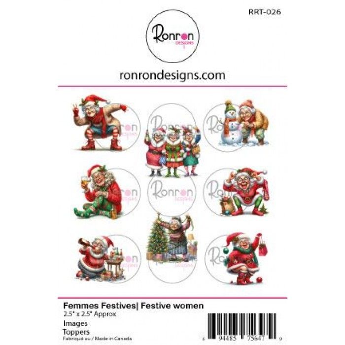 Ronron Designs - Topper Femmes Festives