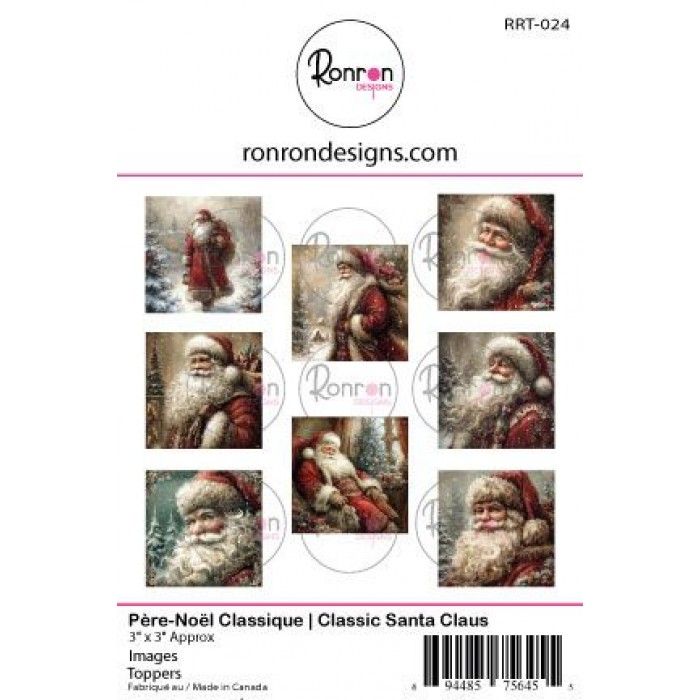 Ronron Designs - Topper Père Noel Classique