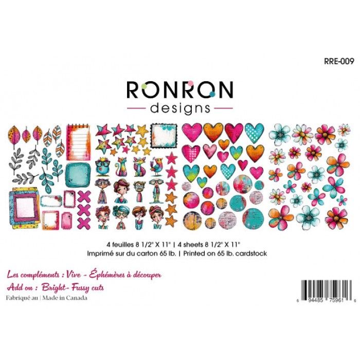 Ronron Designs - Éphémèras à découper Vive