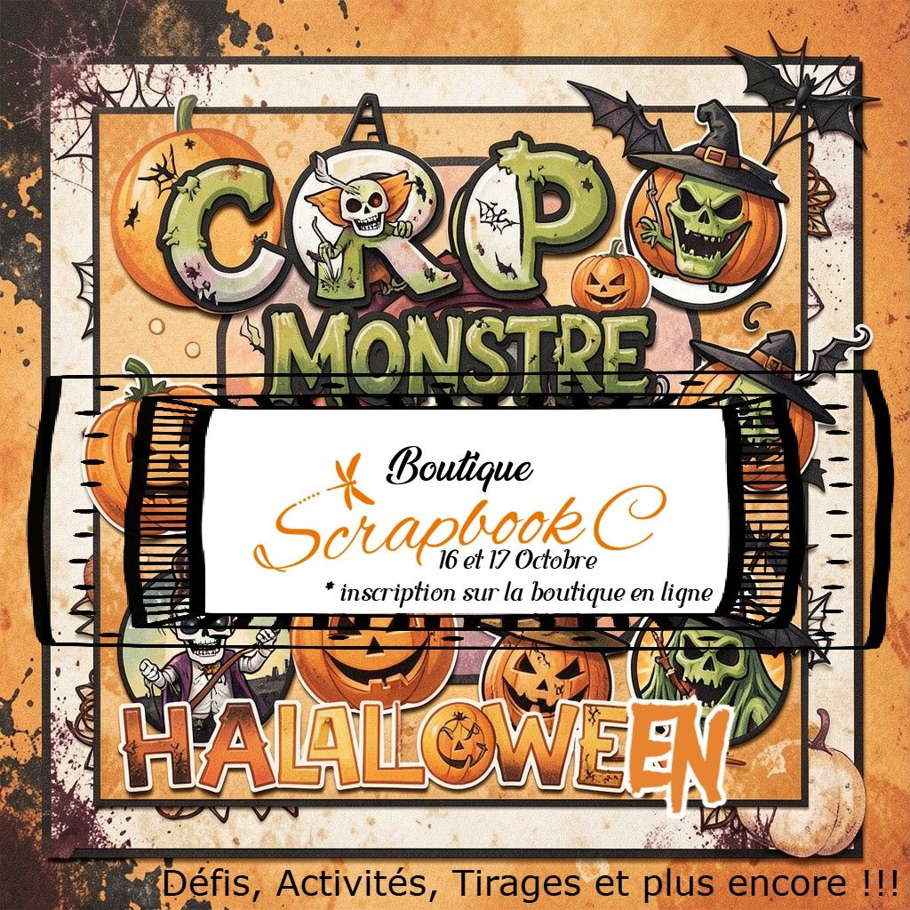 Crop Monstre Halloween 16 et 17 Octobre