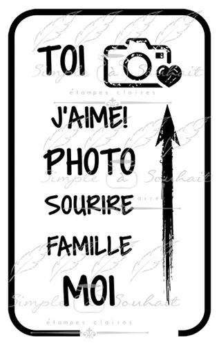 Simple à souhait - Étampes 1309 Journal cadre no.1