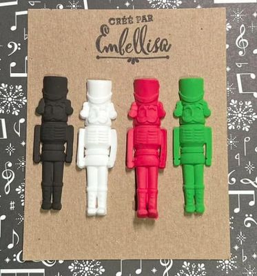 Embellisa - Moulage de Soldat couleur Noel