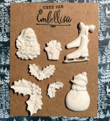 Embellisa - Moulage d'hiver Blanc