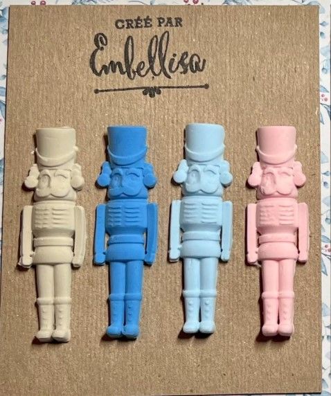 Embellisa - Moulage de Soldat couleur Rose et bleu
