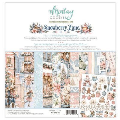 Mintay - Papier 12x12 Snowberry Lane