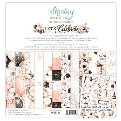 Mintay - Papier 12x12 Let's Celebrate