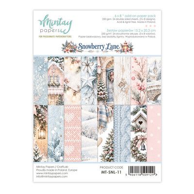 Mintay - Papier 6x8 Snowberry Lane