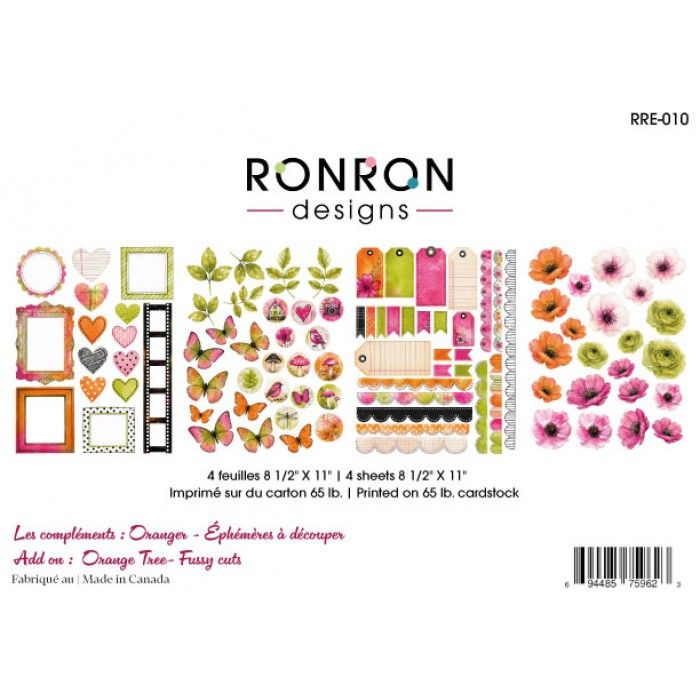 Ronron Designs - Éphémèras Oranger