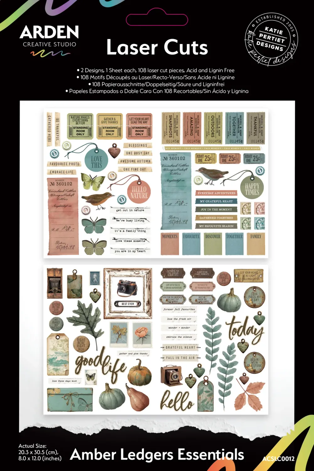 Arden Arden Creative Studio - Éphémèras Essentials Amber Ledger