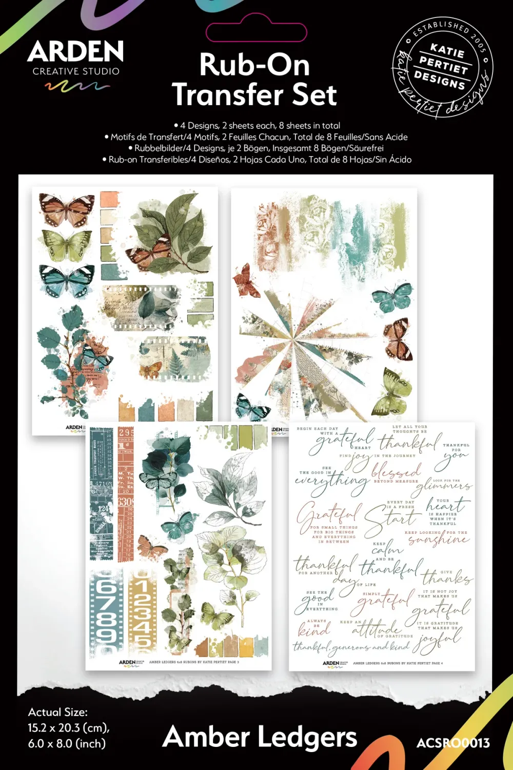 Arden Arden Creative Studio - Rub-On Amber Ledgers