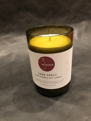 Wine Bottle Soy Candle