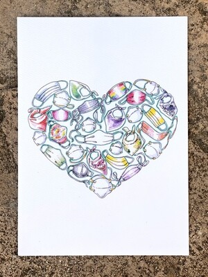 Cover With Love mini print