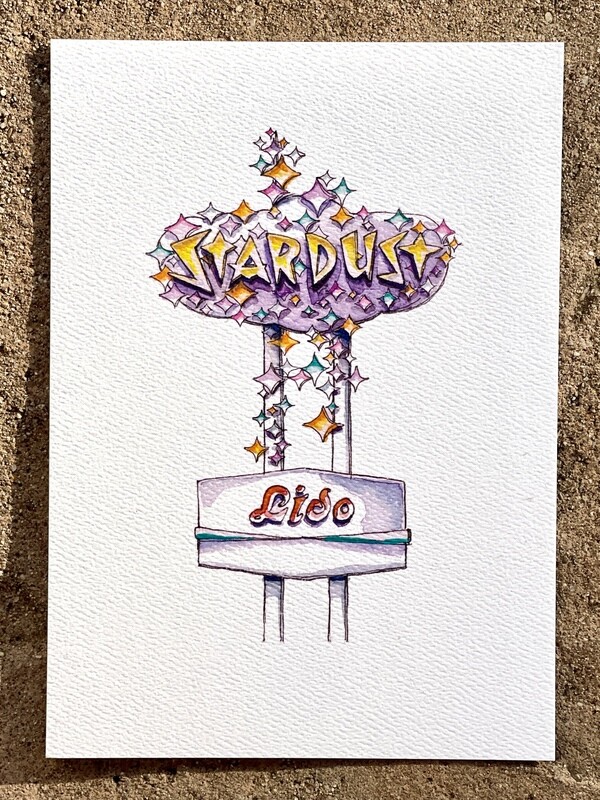 Stardust Casino Mini Print