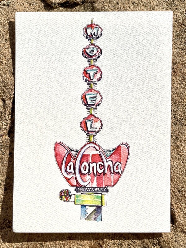La Concha Motel Mini Print