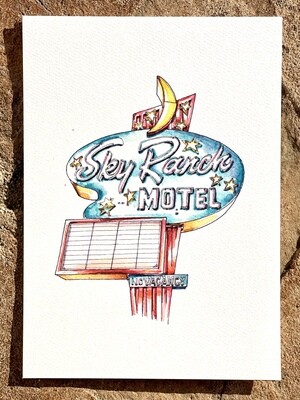 Sky Ranch Motel Mini Print