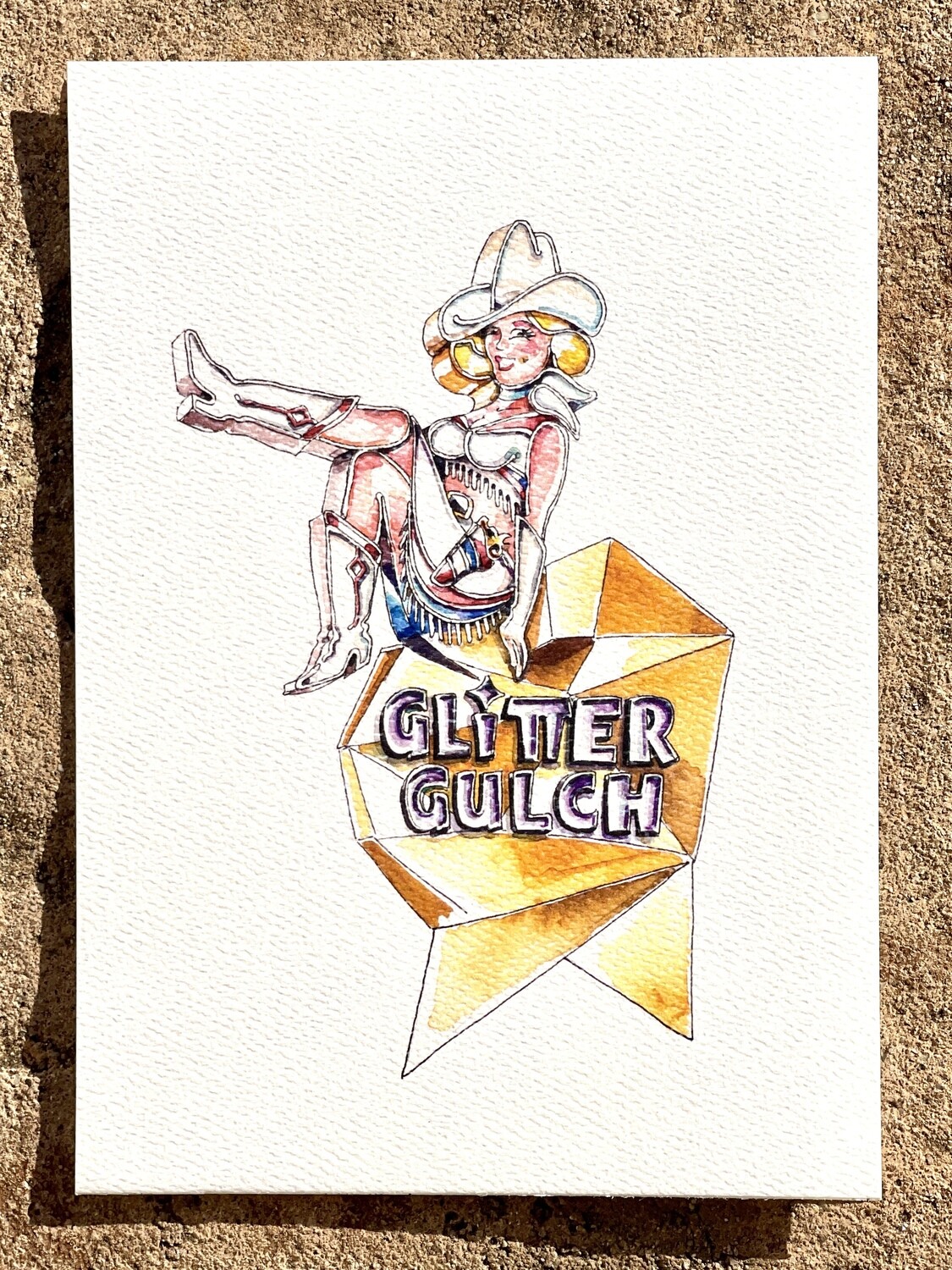 Glitter Gulch Mini Print