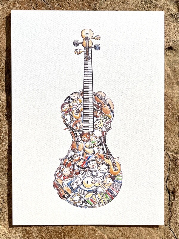 Symphonic Celebration Mini Print