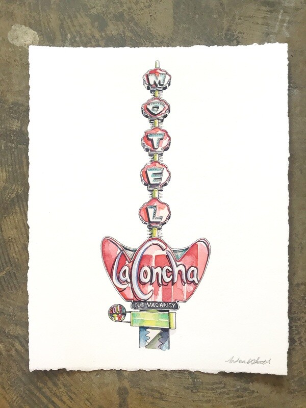 La Concha Motel Giclée Print