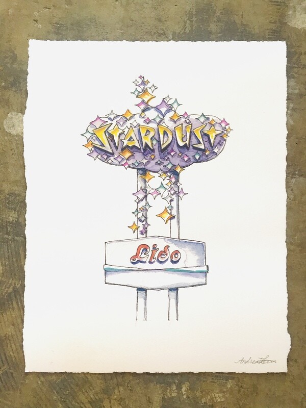 Stardust Casino Giclée Print