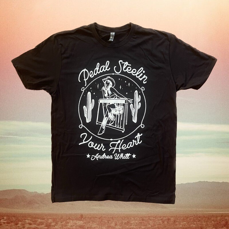 Pedal Steelin' Your Heart Black Tee