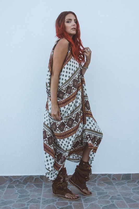 ​Harem Dress - Dune Print