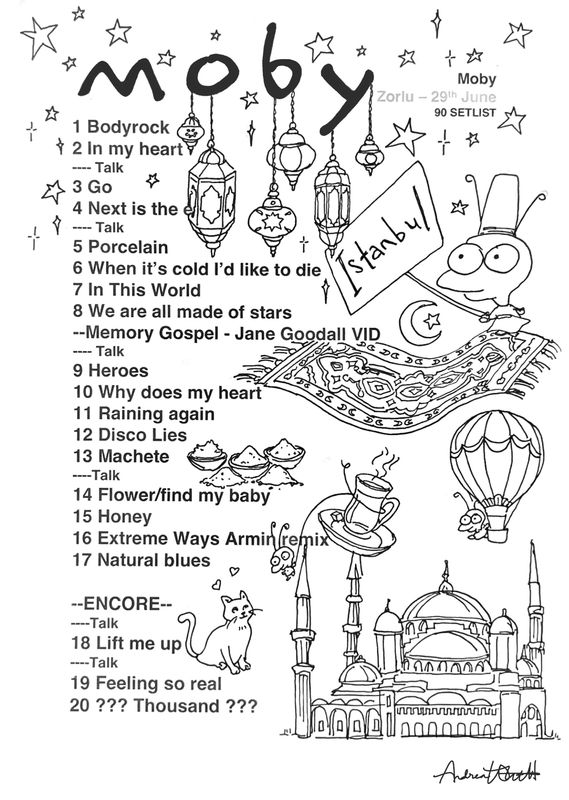 Istanbul - Moby Setlist 2026
