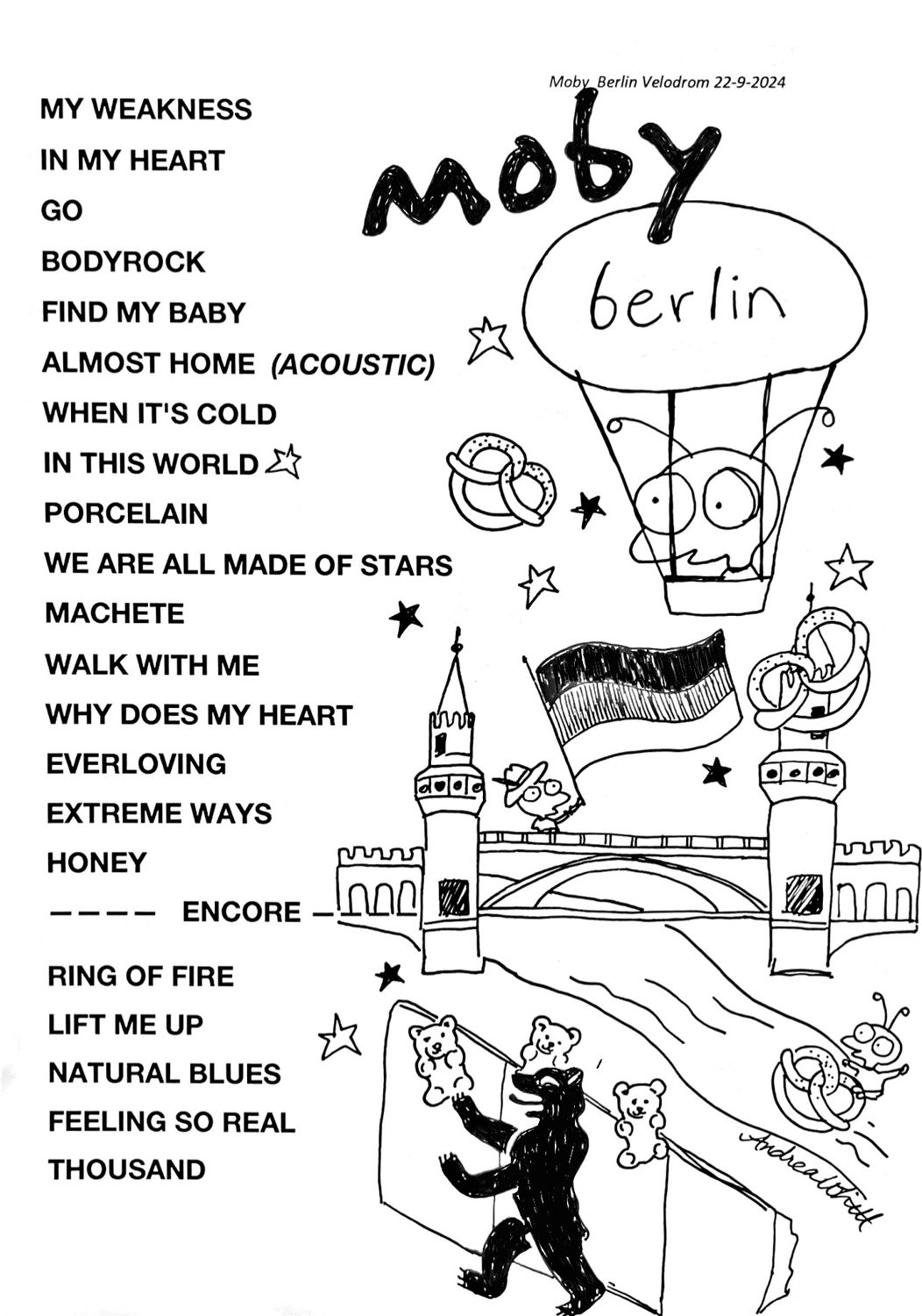 Berlin - Moby Setlist 2024 Berlin - Moby Setlist 2024