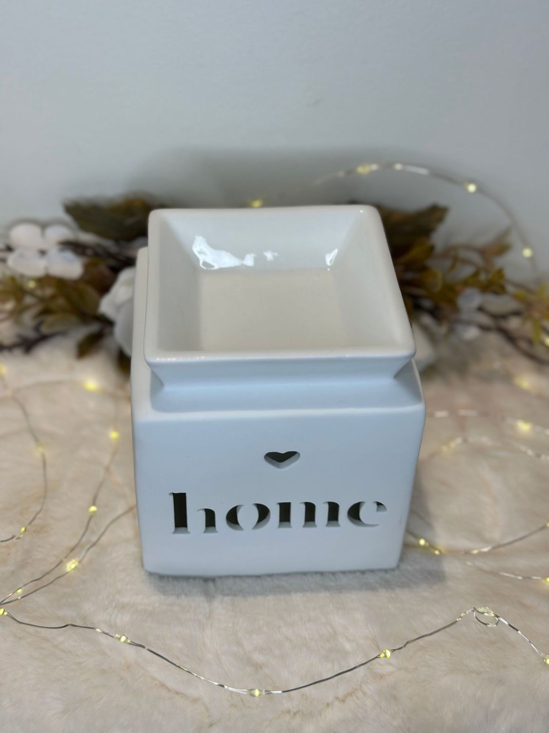 Brule-parfum céramique blanche Home Brule-parfum céramique blanche Home